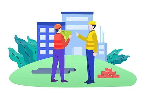 Canteiro de obras de edifício residencial, empreendimento atendido pela contabilidade para construção civil em Brasília