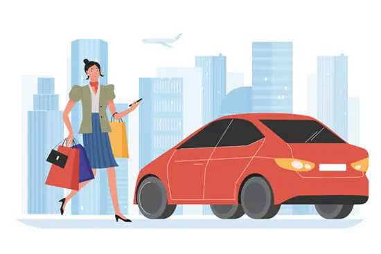 Balconista separando peças automotivas para cliente em loja atendida pela contabilidade para loja de autopeças em Goiânia